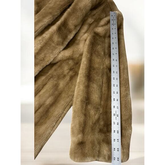 Vintage Women’s 1950’s Tissavel Of France For Country Pacer Faux Fur Coat Size L - Picture 11 of 16